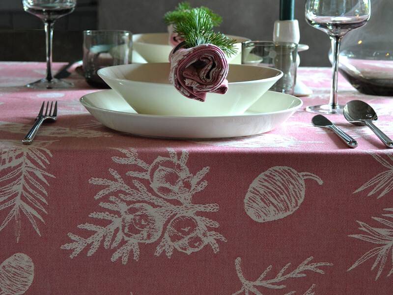 Ixia Nappe carrée Orchidée 140 x 140 cm - 50% coton - 50 % Polyester (coton  enduit) - Nappe de table - Achat & prix